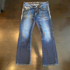 #1243 Rock Revival “Demetry” Jeans. Size 36